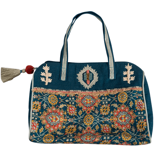 boho overnight bag